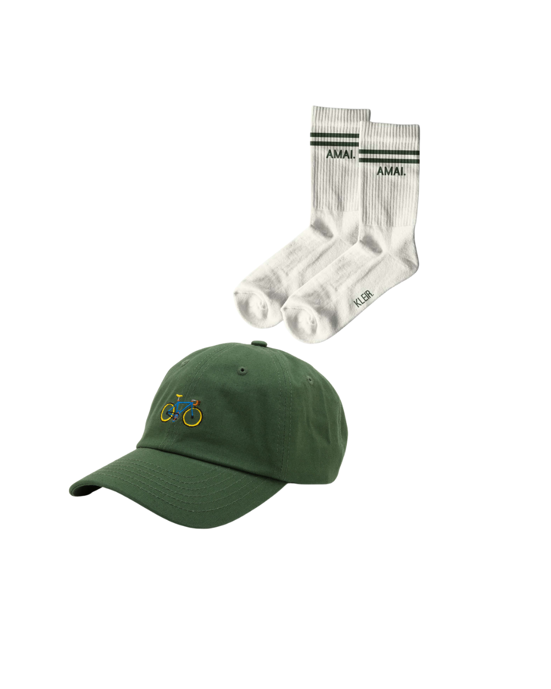 Vettepet Flandrien Groen & KLEIR AMAI Sokken