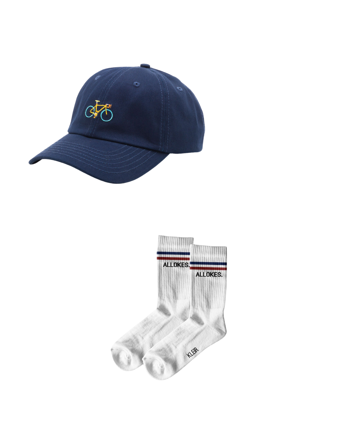 Vettepet Flandrien Blauw & KLEIR Allokes Sokken