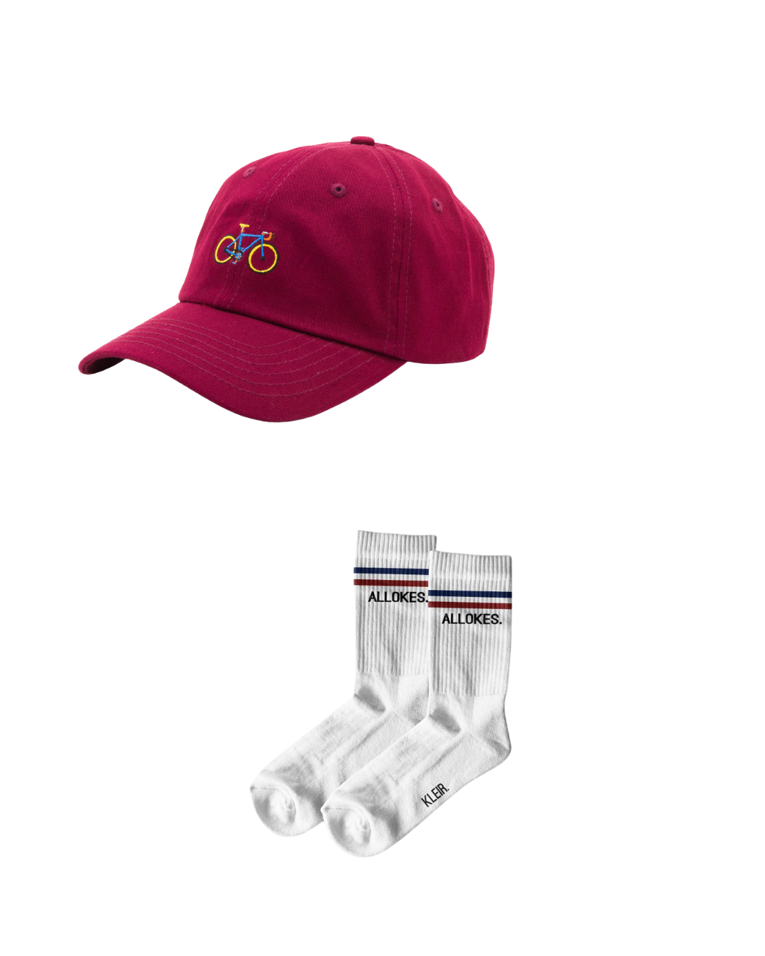 Vettepet Flandrien Rood & KLEIR Allokes Sokken