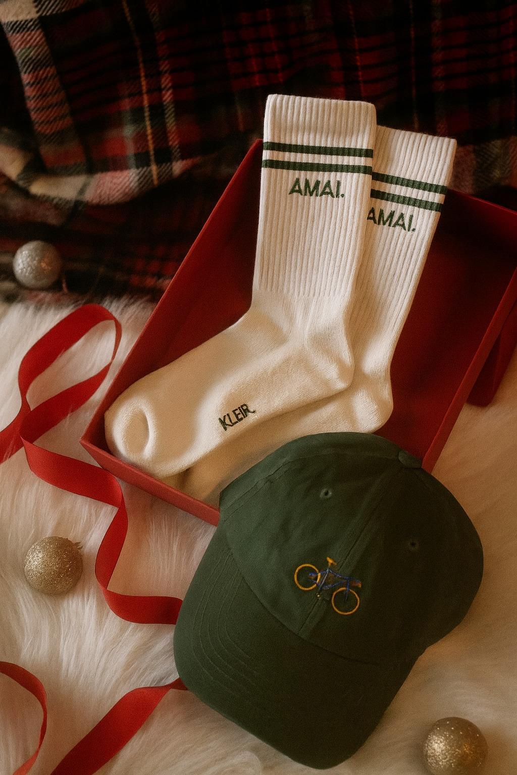 Vettepet Flandrien Groen & KLEIR AMAI Sokken