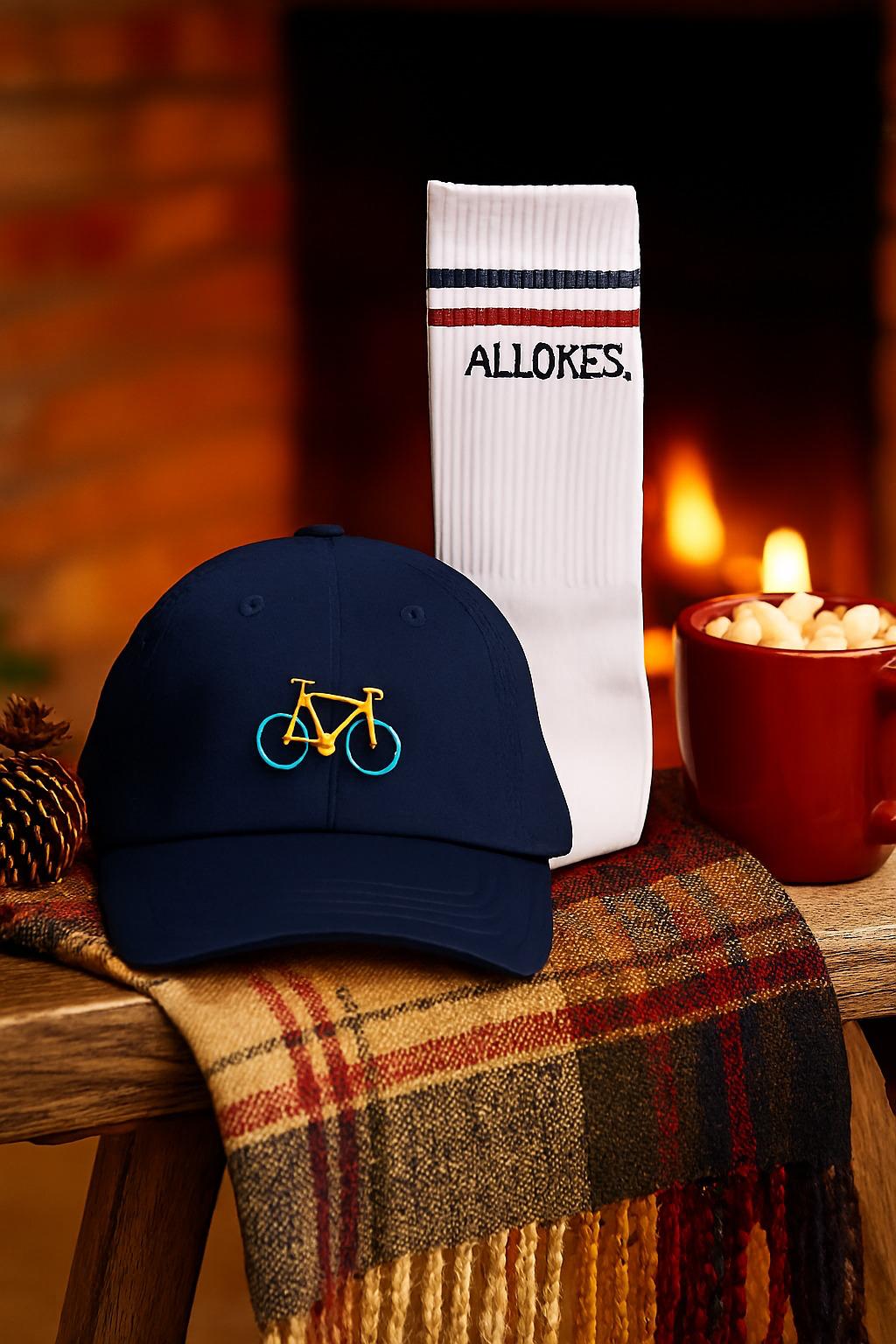 Vettepet Flandrien Blauw & KLEIR Allokes Sokken