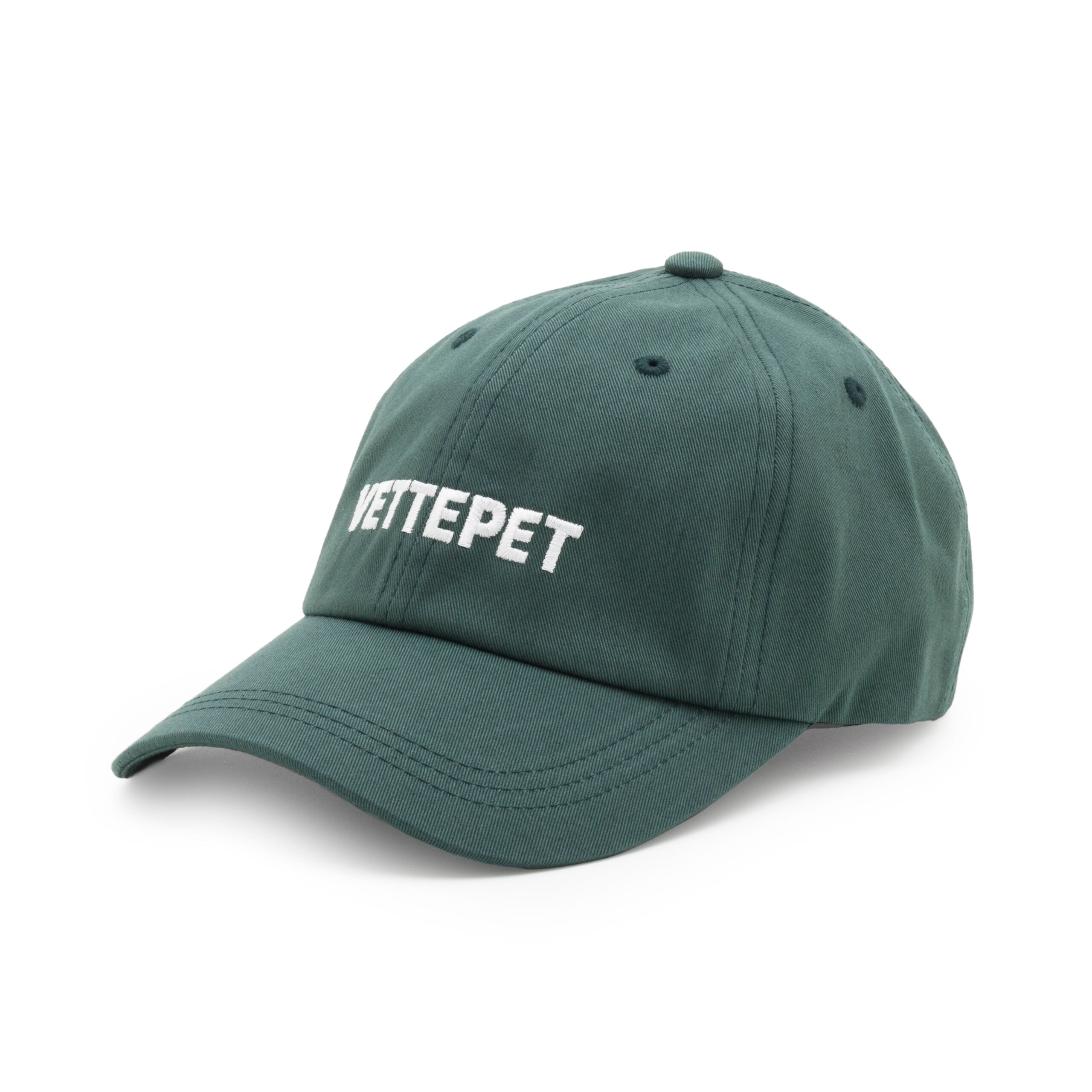 Groene pet met VETTEPET