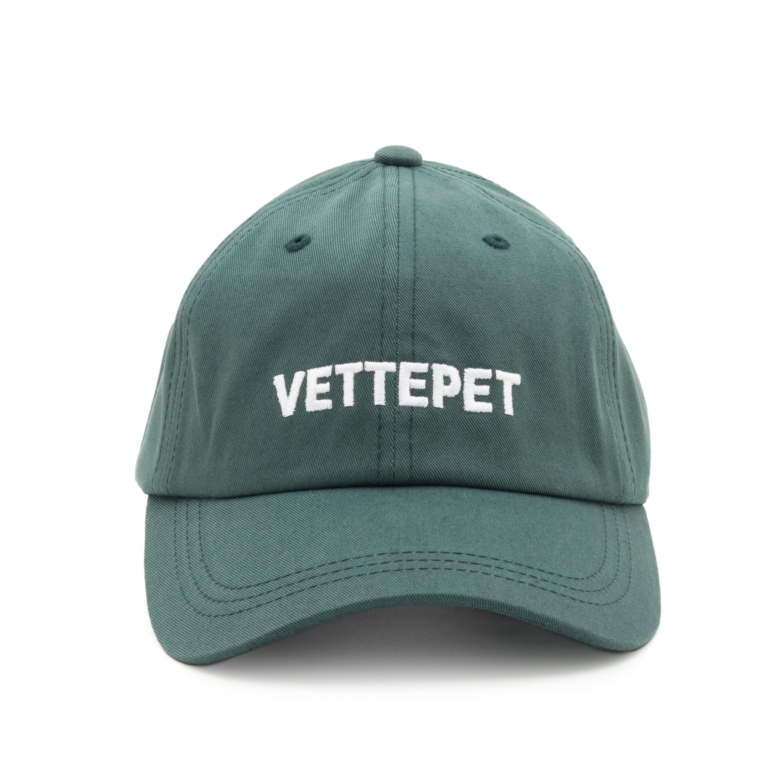 Groene pet met VETTEPET